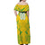 Brazil Football 2024 Off Shoulder Maxi Dress Selecao Bright Yellow - Wonder Print Shop