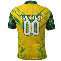 Brazil Football 2024 Polo Shirt Selecao Bright Yellow - Wonder Print Shop