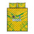 Brazil Football 2024 Quilt Bed Set Selecao Bright Yellow - Wonder Print Shop