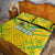 Brazil Football 2024 Quilt Bed Set Selecao Bright Yellow - Wonder Print Shop