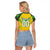 Brazil Football 2024 Raglan Cropped T Shirt Selecao Bright Yellow - Wonder Print Shop