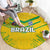 Brazil Football 2024 Round Carpet Selecao Bright Yellow