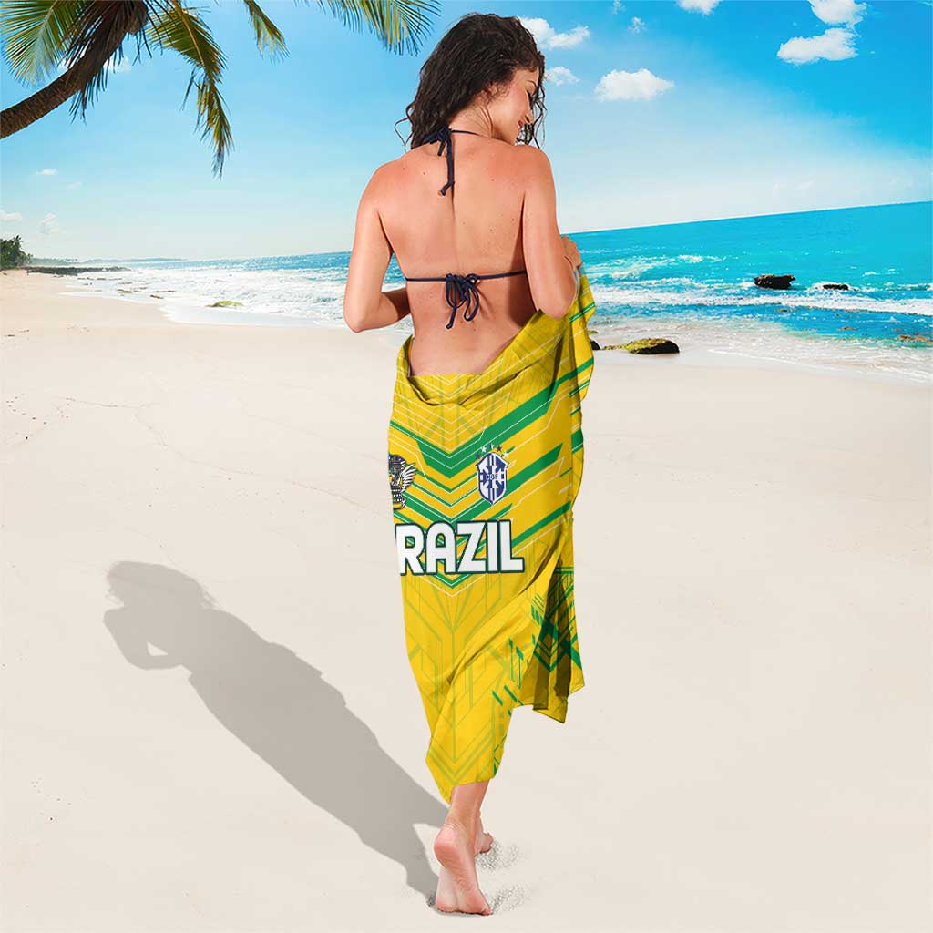 Brazil Football 2024 Sarong Selecao Bright Yellow - Wonder Print Shop