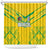 Brazil Football 2024 Shower Curtain Selecao Bright Yellow