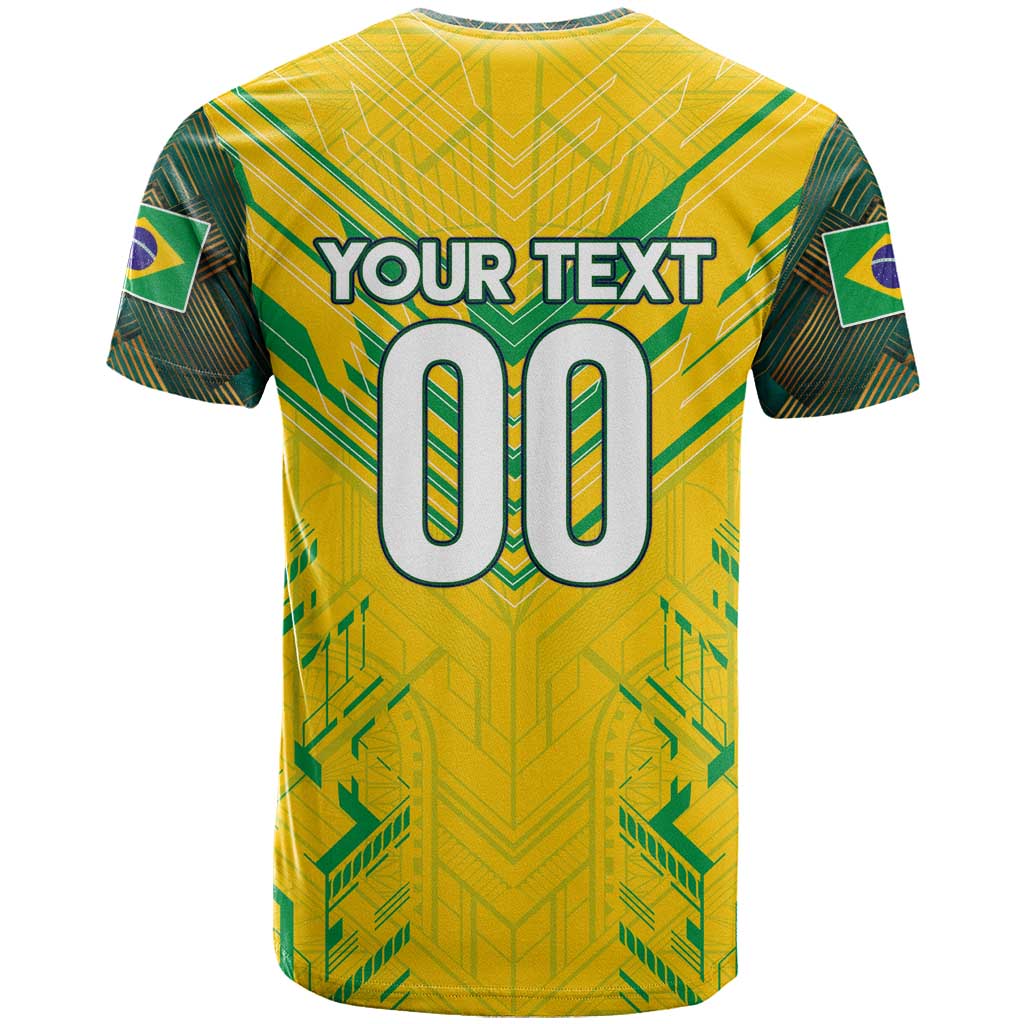 Brazil Football 2024 T Shirt Selecao Bright Yellow - Wonder Print Shop