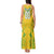 Brazil Football 2024 Tank Maxi Dress Selecao Bright Yellow - Wonder Print Shop