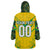 Brazil Football 2024 Wearable Blanket Hoodie Selecao Bright Yellow - Wonder Print Shop