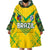 Brazil Football 2024 Wearable Blanket Hoodie Selecao Bright Yellow - Wonder Print Shop