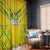 Brazil Football 2024 Window Curtain Selecao Bright Yellow - Wonder Print Shop