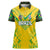 Brazil Football 2024 Women Polo Shirt Selecao Bright Yellow - Wonder Print Shop