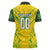Brazil Football 2024 Women Polo Shirt Selecao Bright Yellow - Wonder Print Shop