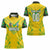 Brazil Football 2024 Women Polo Shirt Selecao Bright Yellow - Wonder Print Shop
