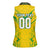 Brazil Football 2024 Women Sleeveless Polo Shirt Selecao Bright Yellow - Wonder Print Shop