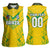 Brazil Football 2024 Women Sleeveless Polo Shirt Selecao Bright Yellow - Wonder Print Shop