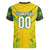 Brazil Football 2024 Women V-Neck T-Shirt Selecao Bright Yellow - Wonder Print Shop