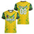 Brazil Football 2024 Women V-Neck T-Shirt Selecao Bright Yellow - Wonder Print Shop