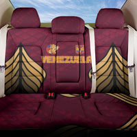 Venezuela Football 2024 Back Car Seat Cover The Red Wine - Wonder Print Shop