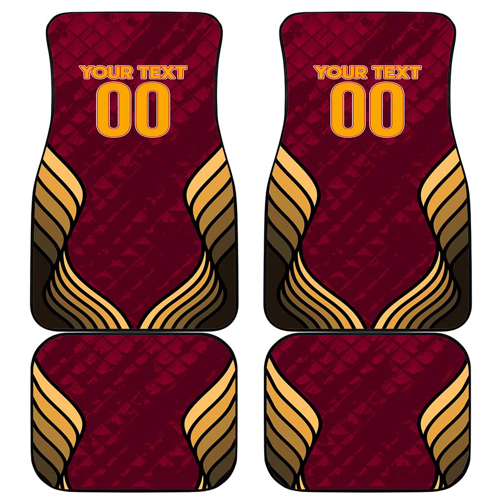 Venezuela Football 2024 Car Mats The Red Wine - Wonder Print Shop