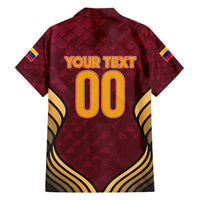 Custom Venezuela Football 2024 Family Matching Summer Maxi Dress and Hawaiian Shirt The Red Wine - Wonder Print Shop