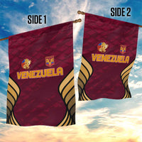 Venezuela Football 2024 Garden Flag The Red Wine - Wonder Print Shop