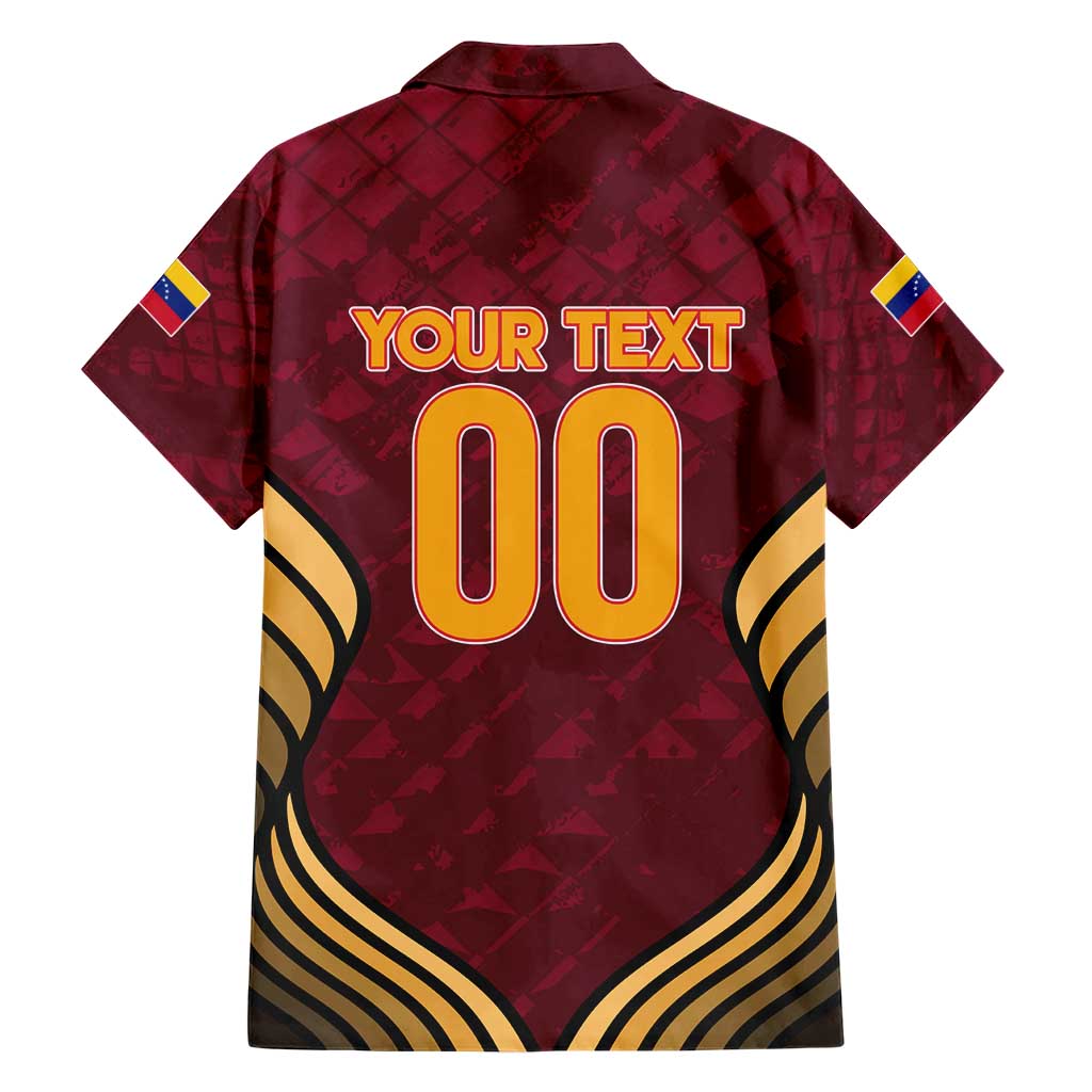 Custom Venezuela Football 2024 Hawaiian Shirt The Red Wine - Wonder Print Shop
