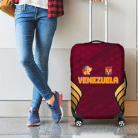 Venezuela Football 2024 Luggage Cover The Red Wine - Wonder Print Shop
