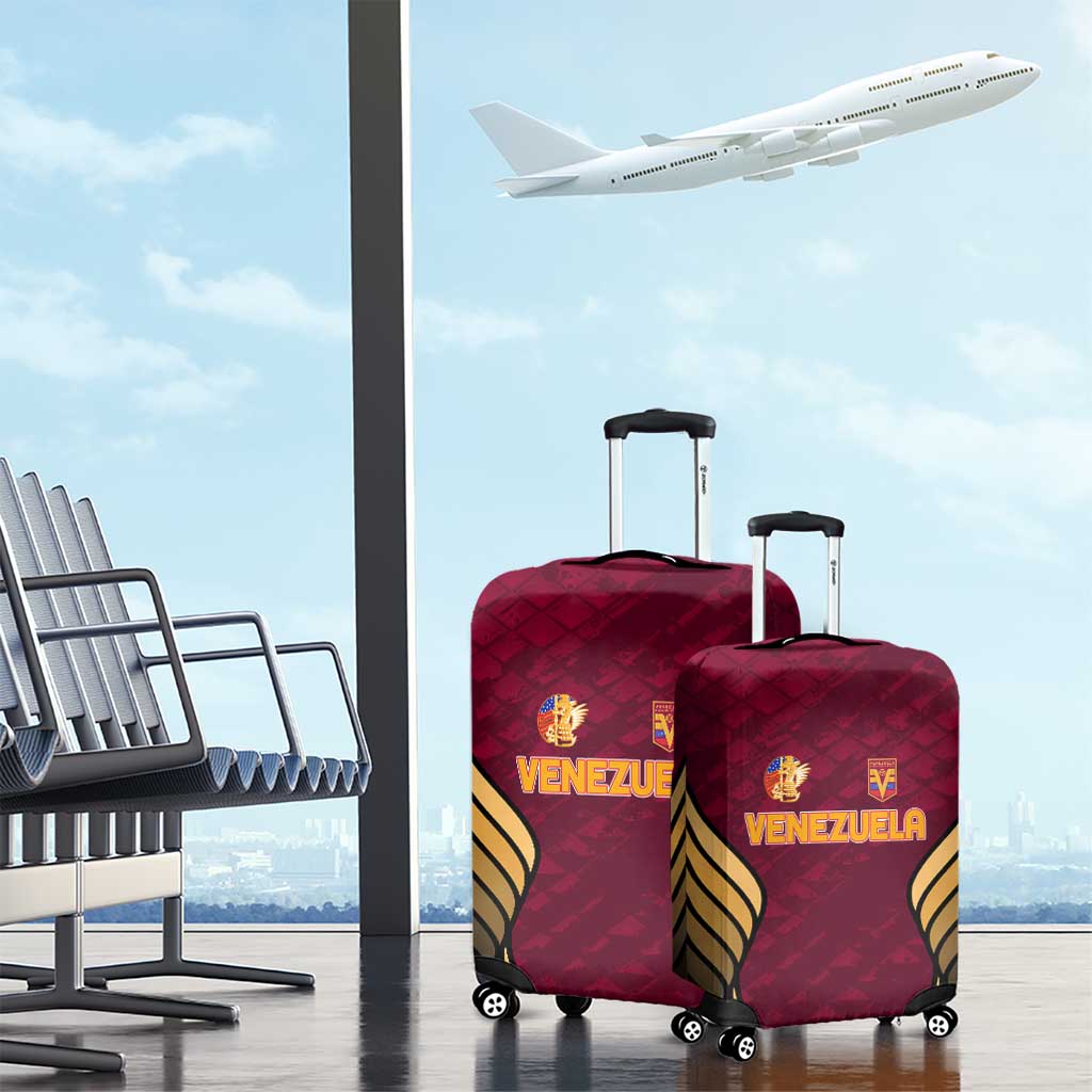 Venezuela Football 2024 Luggage Cover The Red Wine - Wonder Print Shop
