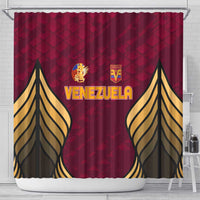 Venezuela Football 2024 Shower Curtain The Red Wine