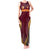Custom Venezuela Football 2024 Tank Maxi Dress The Red Wine - Wonder Print Shop