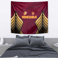 Venezuela Football 2024 Tapestry The Red Wine - Wonder Print Shop