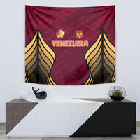 Venezuela Football 2024 Tapestry The Red Wine - Wonder Print Shop