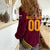 Custom Venezuela Football 2024 Women Casual Shirt The Red Wine - Wonder Print Shop