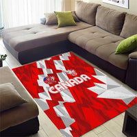 Canada Soccer 2024 Area Rug Canucks The Reds - Wonder Print Shop