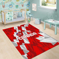 Canada Soccer 2024 Area Rug Canucks The Reds - Wonder Print Shop