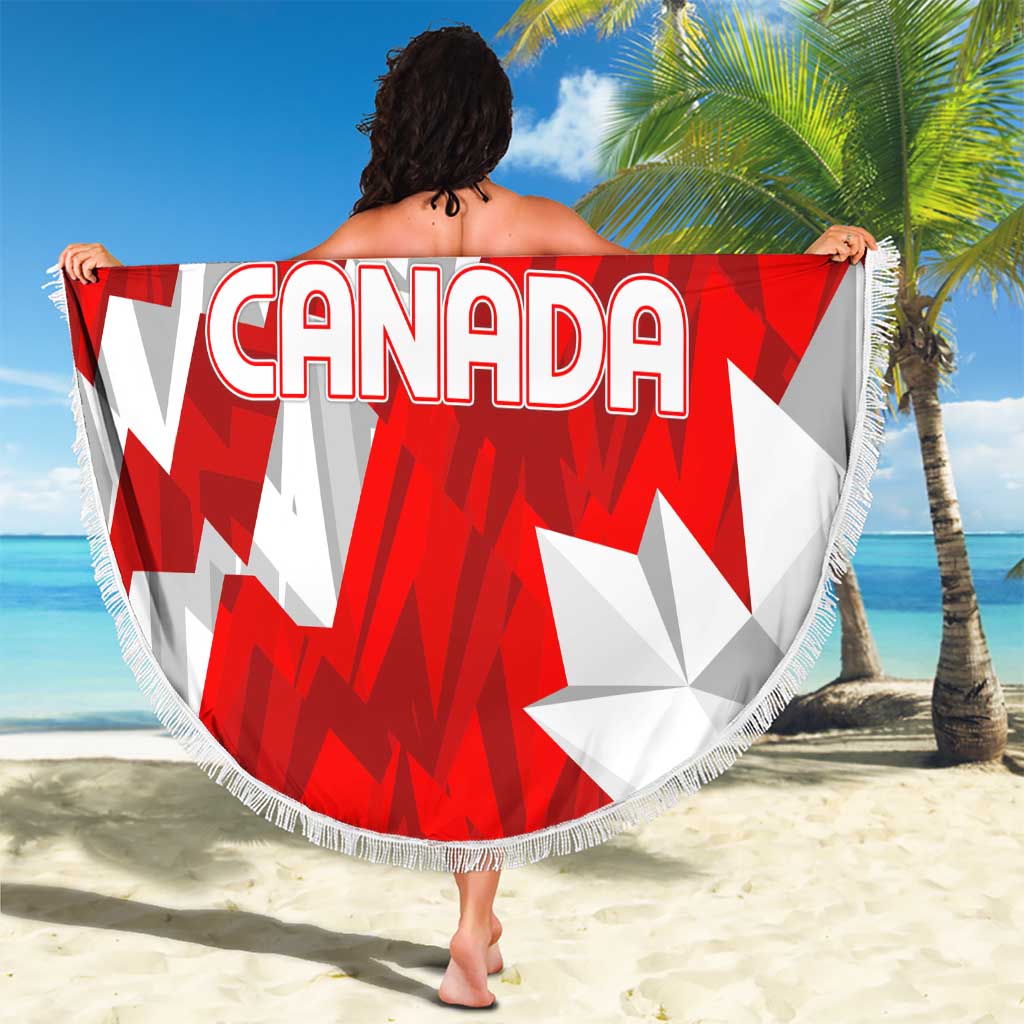 Canada Soccer 2024 Beach Blanket Canucks The Reds - Wonder Print Shop