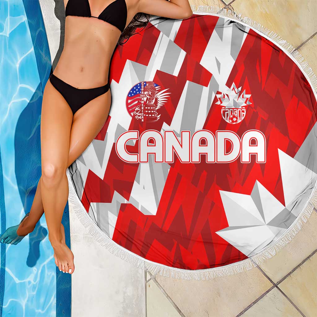 Canada Soccer 2024 Beach Blanket Canucks The Reds - Wonder Print Shop