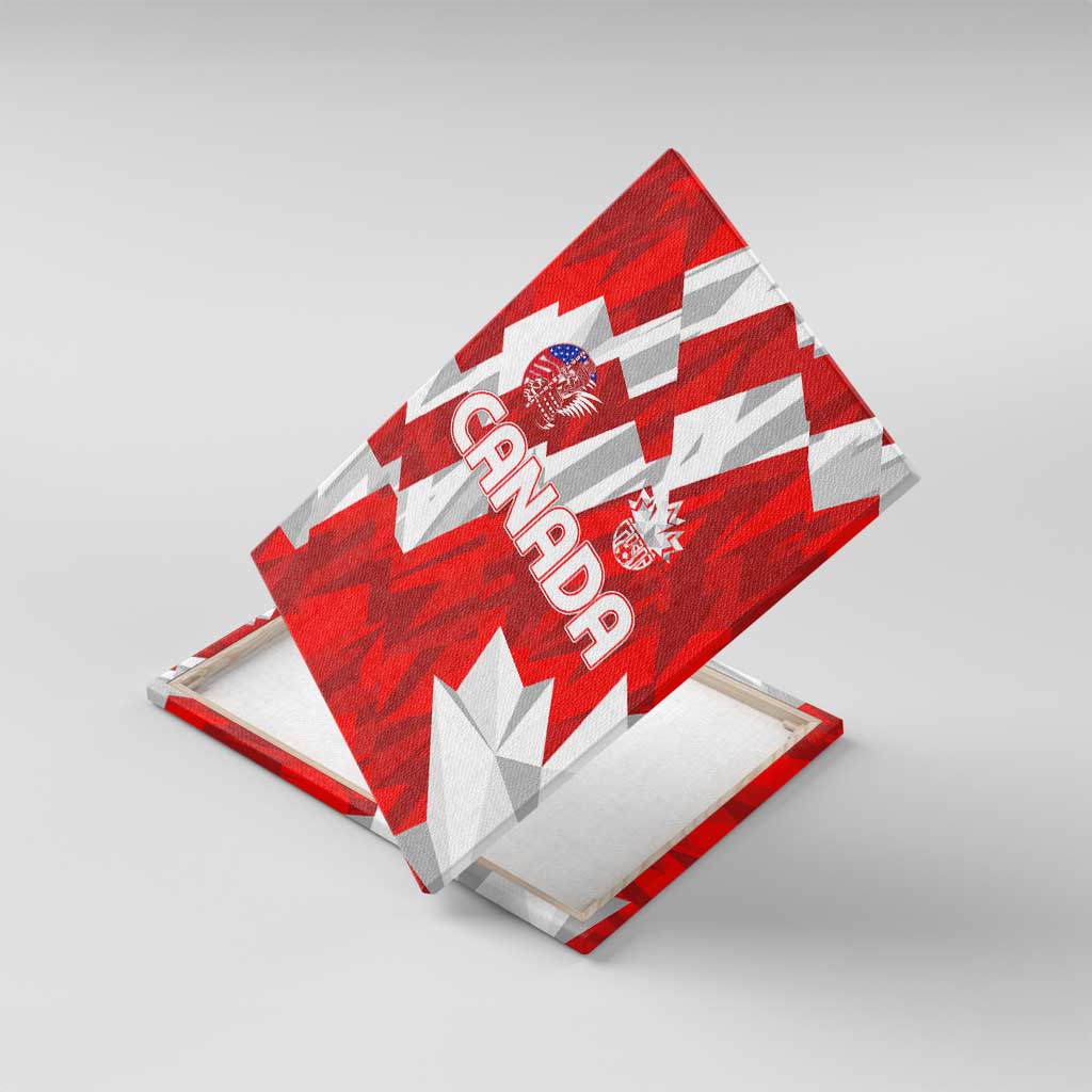 Canada Soccer 2024 Canvas Wall Art Canucks The Reds - Wonder Print Shop