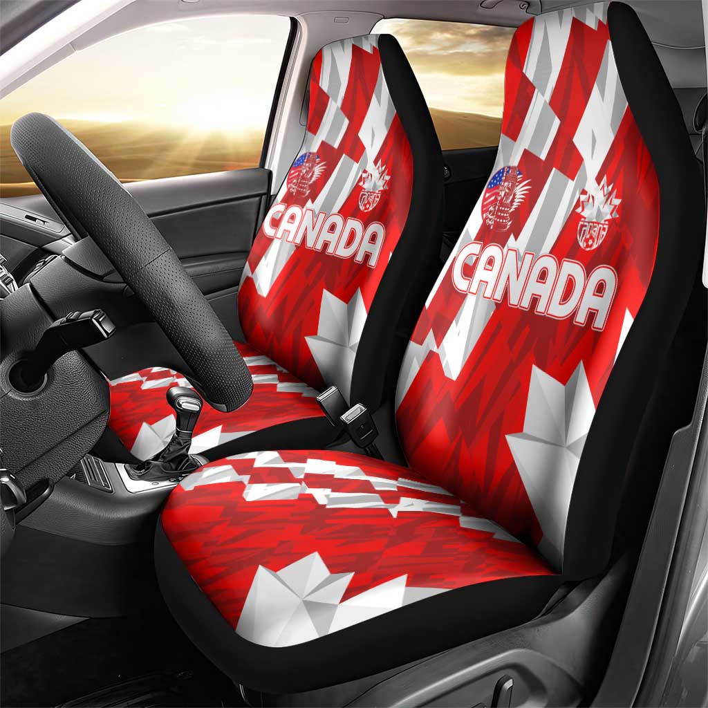 Canada Soccer 2024 Car Seat Cover Canucks The Reds - Wonder Print Shop