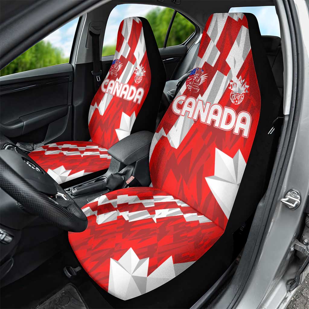 Canada Soccer 2024 Car Seat Cover Canucks The Reds - Wonder Print Shop