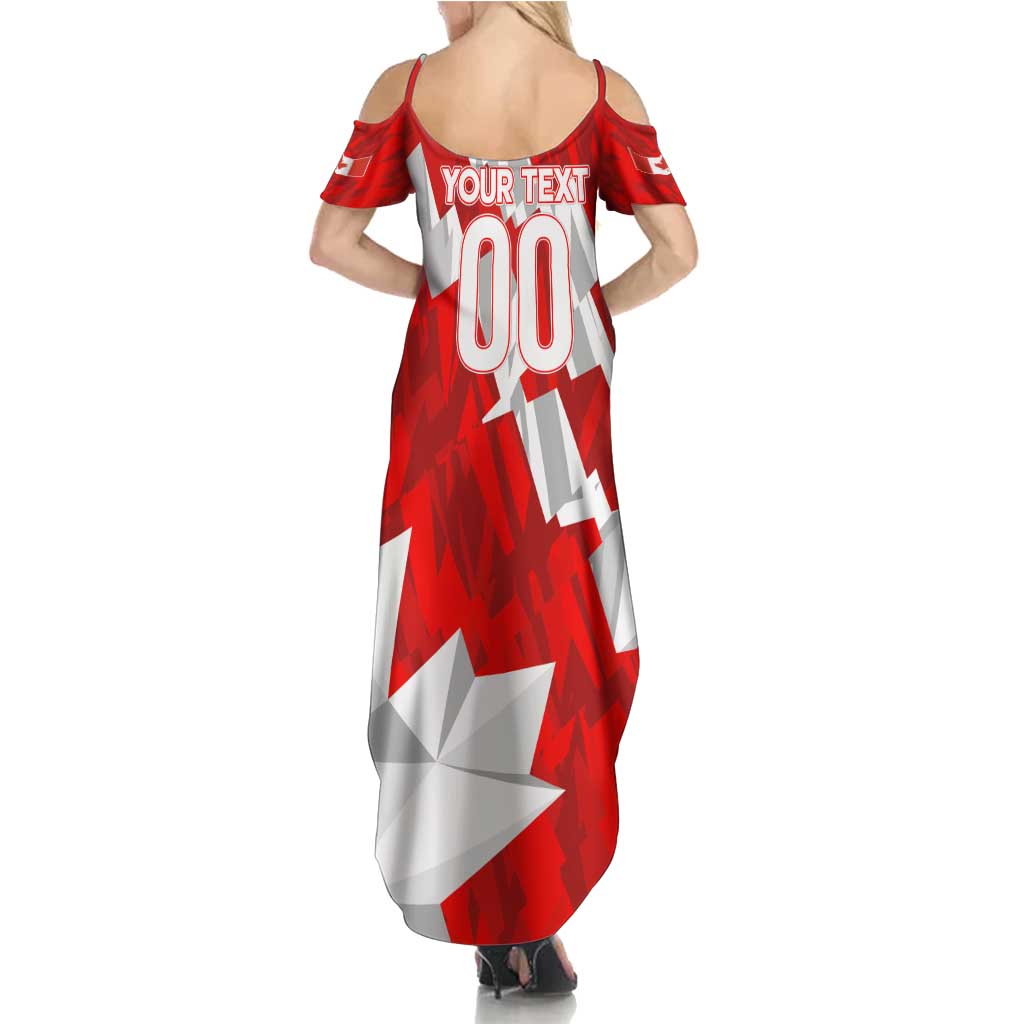 Canada Soccer 2024 Family Matching Summer Maxi Dress and Hawaiian Shirt Canucks The Reds - Wonder Print Shop