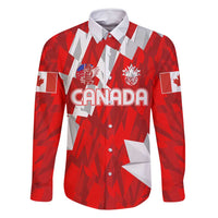 Canada Soccer 2024 Family Matching Tank Maxi Dress and Hawaiian Shirt Canucks The Reds - Wonder Print Shop