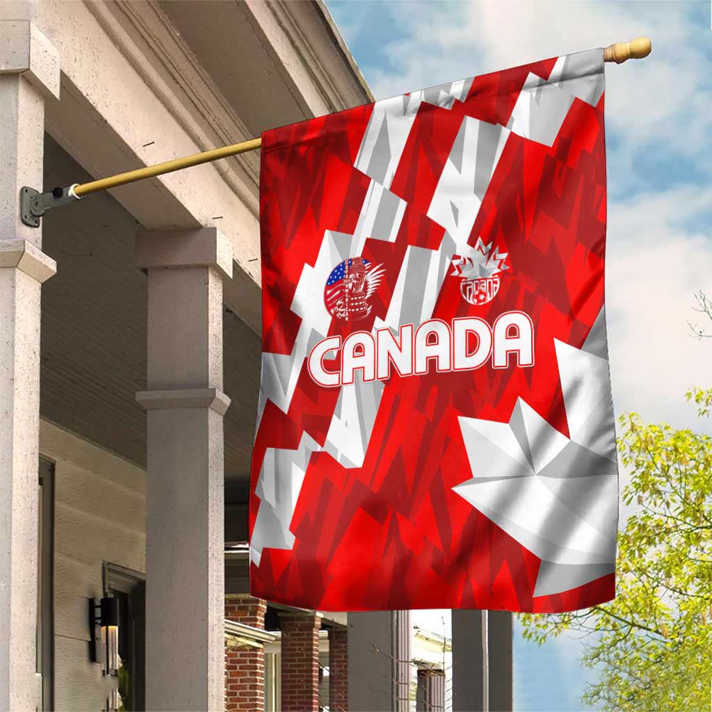 Canada Soccer 2024 Garden Flag Canucks The Reds - Wonder Print Shop