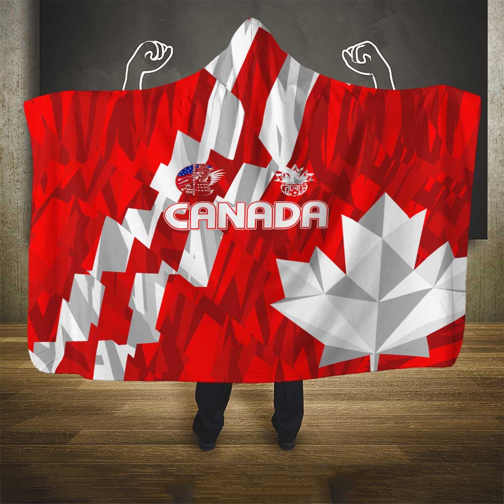 Canada Soccer 2024 Hooded Blanket Canucks The Reds