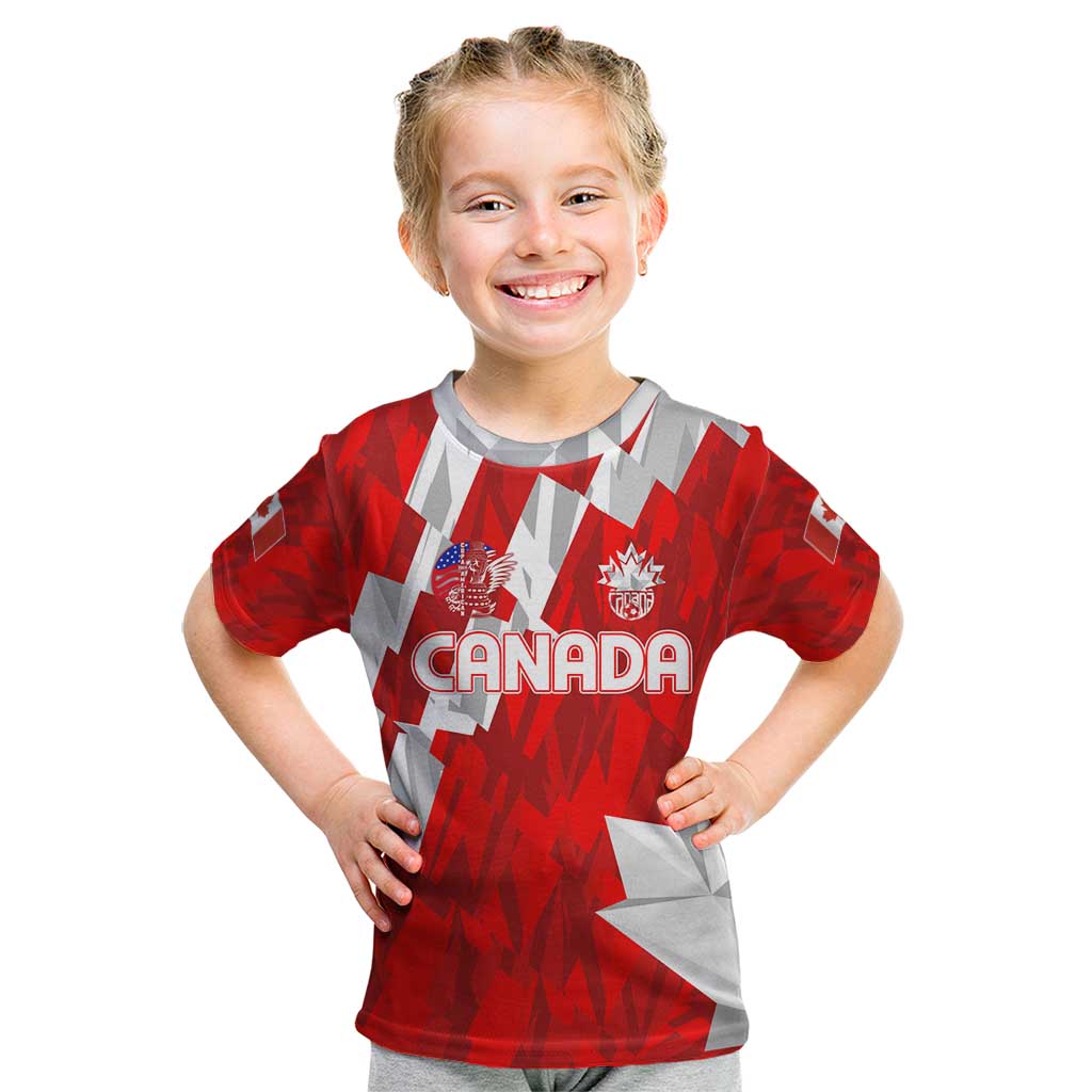 Canada Soccer 2024 Kid T Shirt Canucks The Reds - Wonder Print Shop