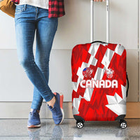Canada Soccer 2024 Luggage Cover Canucks The Reds - Wonder Print Shop