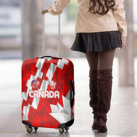 Canada Soccer 2024 Luggage Cover Canucks The Reds - Wonder Print Shop