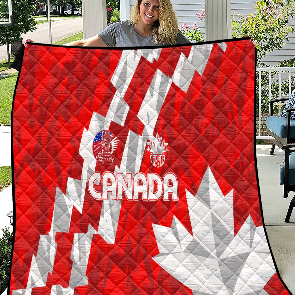 Canada Soccer 2024 Quilt Canucks The Reds - Wonder Print Shop