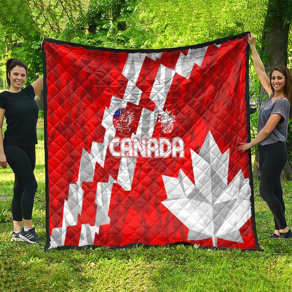 Canada Soccer 2024 Quilt Canucks The Reds - Wonder Print Shop