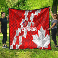 Canada Soccer 2024 Quilt Canucks The Reds - Wonder Print Shop
