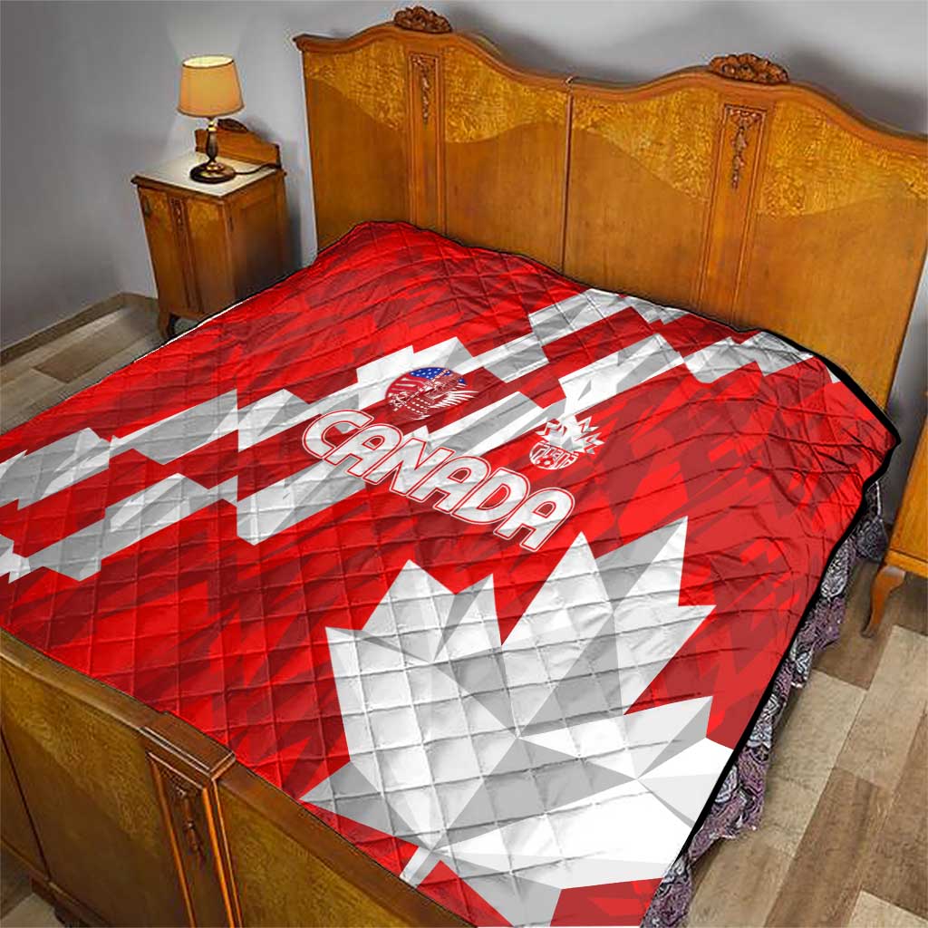 Canada Soccer 2024 Quilt Canucks The Reds - Wonder Print Shop